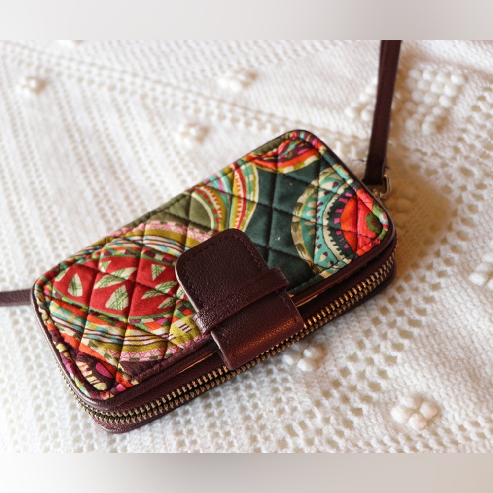Vera Bradley Multicolor Quilted RFID Wallet